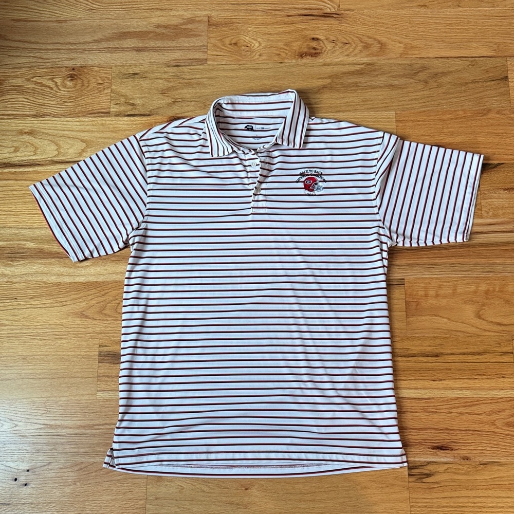Onward Reserve UGA Men's Polo Shirt - Red and White